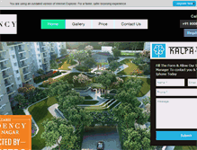 Tablet Screenshot of kalpataruresidency.com